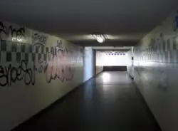 Tunnel sous voies.
