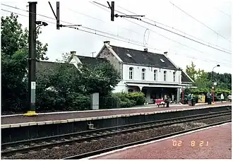 Côté voies.