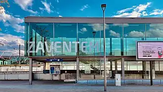 Nouveau bâtiment d'accueil.