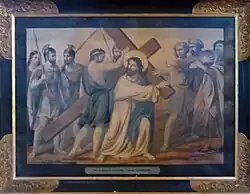 L'une des 14 stations du Chemin de Croix(1857).