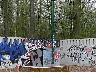 Station de surveillance de gaz résiduel du bassin minier du Nord-Pas-de-Calais, forêt de Raismes-Saint-Amand-Wallers.