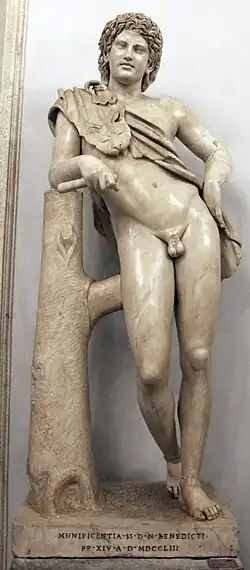 Un satyre au repos.