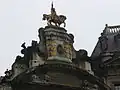 Belgique : statue de Charles Alexandre de Lorraine sur la Grand-Place de Bruxelles.