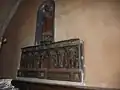 La statue de saint Césaire.