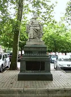 L'Apothéose de Victor Hugo (1902), Besançon, parc Granvelle.