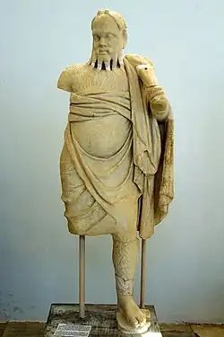 Silène, tuteur de Dionysos. IIe ou Ier siècle av. J.-C.