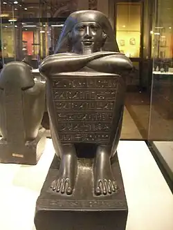 Pa-di-Chahdedet, général sous Psammétique Ier(664-610)XXVIe dynastie. Louvre
