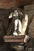 Statue décapitée de Catherine d'Alexandrie