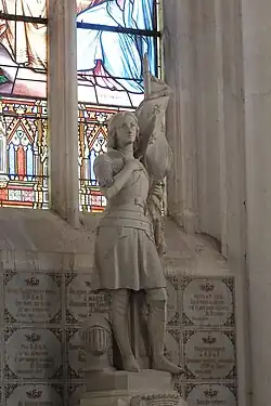 Statue de Jeanne d'Arc de Châteauneuf-sur-Cher