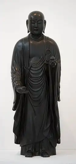 Statue de Jizo, XVIIIe siècle, Japon.
