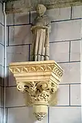 La statue de Saint-Clair.