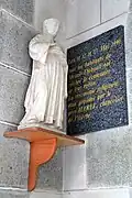 La statue de saint Clair.