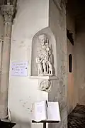 Statue de Saint-Roch.