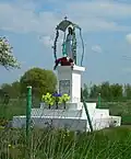 Statue de la Vierge à Ząbrowo.