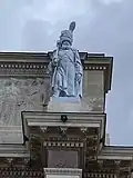 Statue du sergent Mariolle, arc de triomphe du Carrousel.