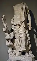 Asclépios, du Gymnase de Salamine, copie du IIe&nbsp;siècle EC. Musée de Chypre, Nicosie