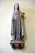 La statue de la Vierge à l'enfant.