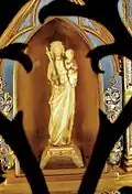 Statuette, en ivoire, dans l'église Notre-Dame de Neunkirch.