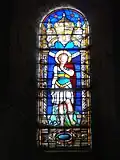 Vitrail de saint Christophe.