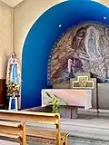 Chapelle consacrée à l'apparition de Lourdes
