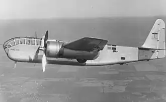Vue de l'avion.