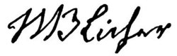 signature de Steen Steensen Blicher