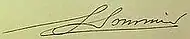 signature de Carlo Pietro Stefano Sommier