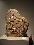 Stèle 50 provenant d’Izapa exposée au Musée national d'anthropologie de Mexico.