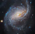 NGC 6951 imagée par le télescope spatial Hubble.