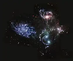Autre version du Quintette par le JWST (MIRI).