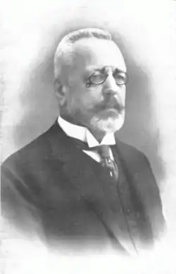 Photographie ancienne du ministre des affaires étrangères austro-hongrois en 1918