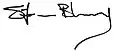 Signature de Steven Blaney