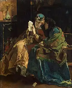 Une lettre agréable, 1860-67
