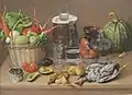 Agustín Arrieta&nbsp;(es) : Nature morte, vers 1870