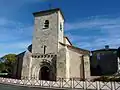 Façade et clocher de l'église