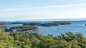 Îles de l’archipel vues de la réserve naturelle de Björnö.