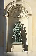 Romulus et Hersilie (enlèvement des Sabines).