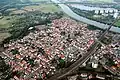 Vue aérienne du centre historique de Stockstadt