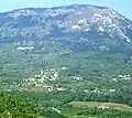 Le village de Štomaž, près d'Ajdovščina