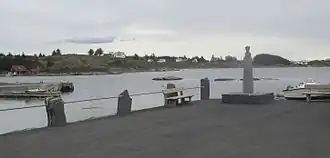 Vue de l'île