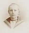 Albert Emile Storm de Grave (1885-1954), futur 1er&nbsp;lieutenant volontaire au corps automobile.