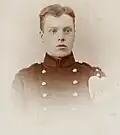 Albert Paul Marin Adrien Storm de Grave (1878-1952), lieutenant de cavalerie, ritmestre, photographie de 1898.