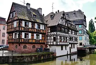 Maisons à colombages.