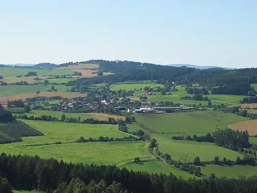 Vue de Strašice.
