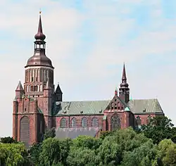 L'église Sainte-Marie de Stralsund.