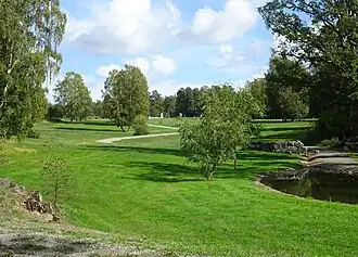 Strandkyrkogården.