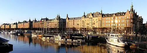 Vue sur Strandvägen