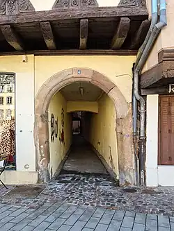 Entrée du passage.