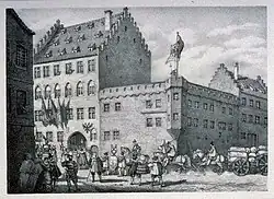 Maison rue du Dôme où logea Charles Quint en 1552 (Touchemolin).