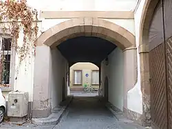 Entrée du passage.
